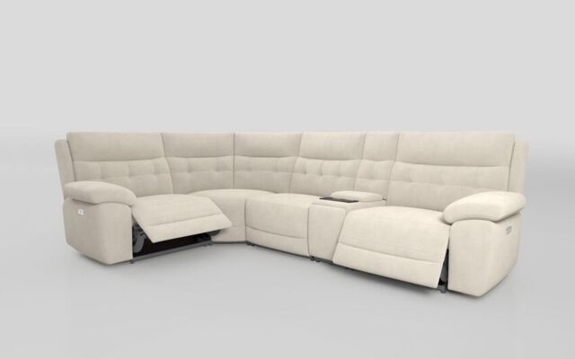 Belford 1 Corner 3 Power Recliner Sofa with Media Console - poltronesofà at ScS