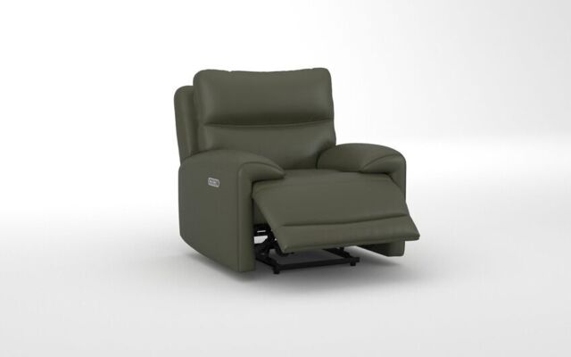 Caldbeck Power Recliner Chair with Power Head Tilt, Lumbar & Heat  - poltronesofà at ScS