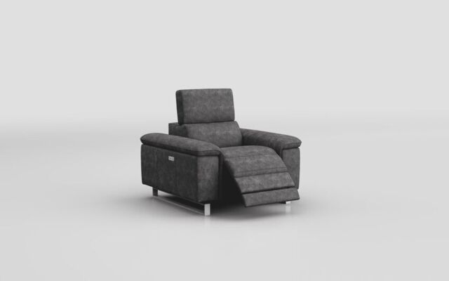 Viserba Power Recliner Chair with Manual Head Tilt - poltronesofà at ScS