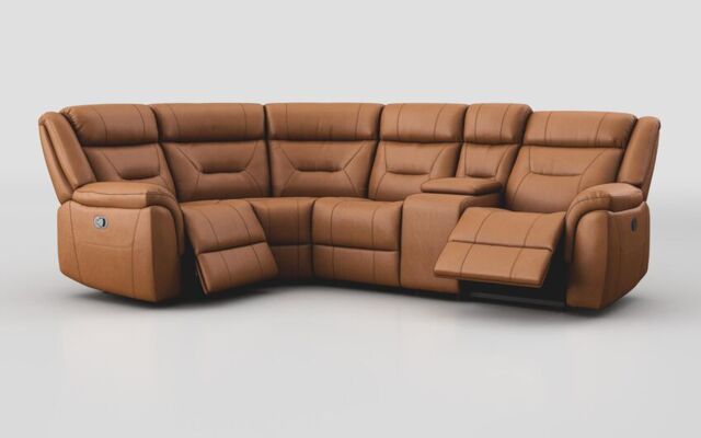 Ainsdale 1 Corner 2 Manual Sofa with Console - poltronesofà at ScS