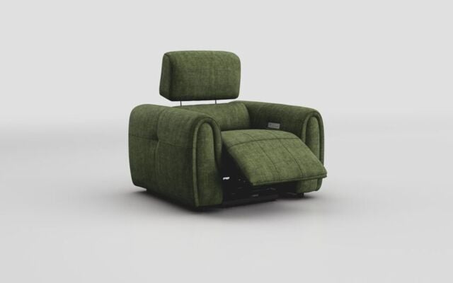 Serra Power Recliner Chair with Power Head Tilt  - poltronesofà at ScS