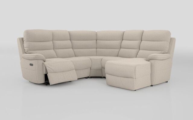 Ossett 2 Corner 2 Right Hand Facing Chaise Left Hand Facing Power Sofa with Head Tilt - poltronesofà at ScS