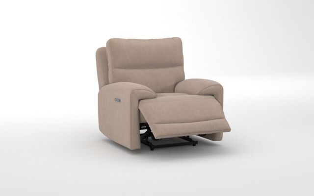 Caldbeck Power Recliner Chair with Power Head Tilt, Lumbar & Heat  - poltronesofà at ScS