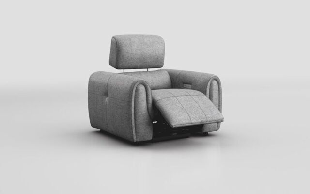 Serra Power Recliner Chair with Power Head Tilt - poltronesofà at ScS