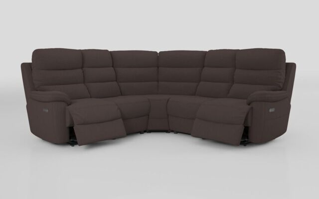 Ossett 2 Corner 2 Power Sofa with Head Tilt - poltronesofà at ScS