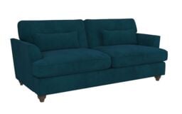 ScS Living Green Bonnie Fabric 4 Seater Sofa