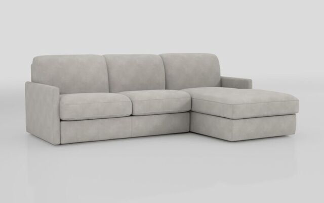 Barete Slim Arm 4 Seater Sofa Bed with Right Hand Facing Large Lounger  - poltronesofà at ScS