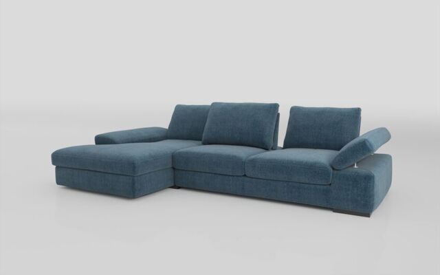 Savazza 4 Seater Sofa with Adjustable Back Rest Left Hand Facing Lounger  - poltronesofà at ScS