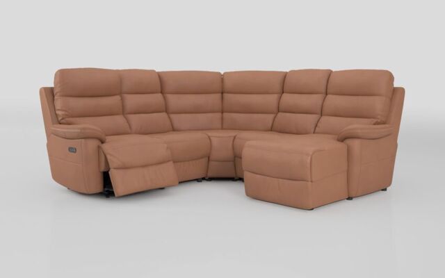 Ossett 2 Corner 2 Right Hand Facing Chaise Left Hand Facing Power Sofa with Head Tilt - poltronesofà at ScS