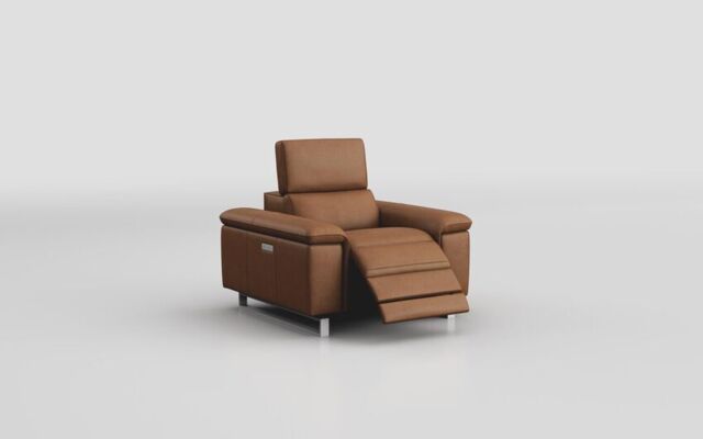 Viserba Power Recliner Chair with Power Head Tilt - poltronesofà at ScS