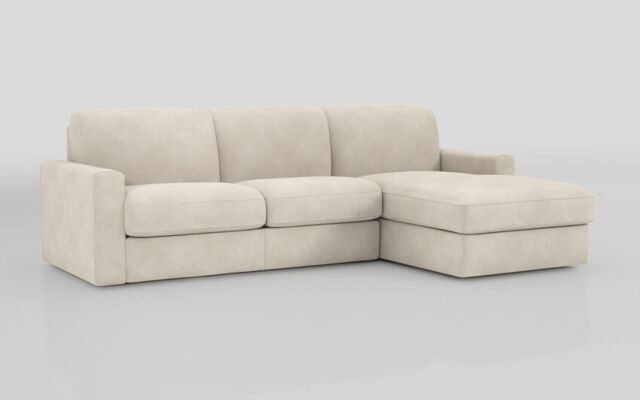 Barete Large Arm 4 Seater Sofa Bed with Right Hand Facing Large Lounger  - poltronesofà at ScS