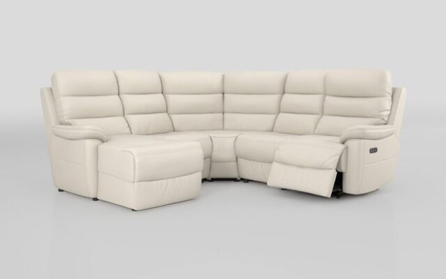 Ossett 2 Corner 2 Left Hand Facing Chaise Right Hand Facing Power Sofa with Head Tilt - poltronesofà at ScS