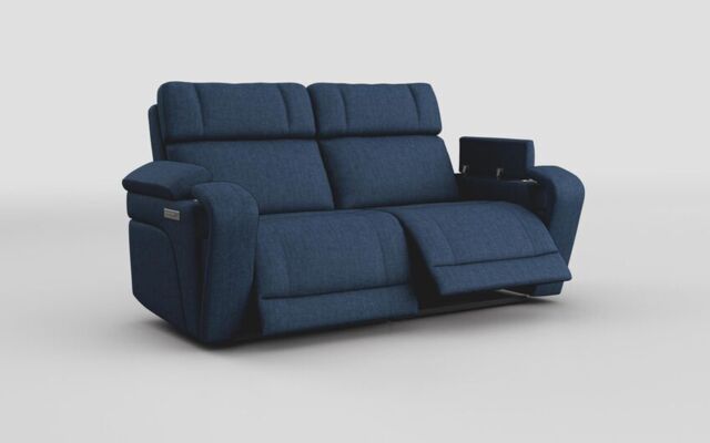 Adstock 3 Seater Power Recliner With Power Head Tilt - poltronesofà at ScS