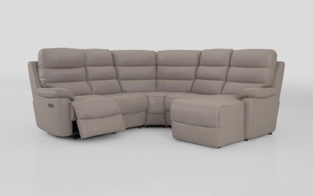 Ossett 2 Corner 2 Right Hand Facing Chaise Left Hand Facing Power Sofa with Head Tilt - poltronesofà at ScS