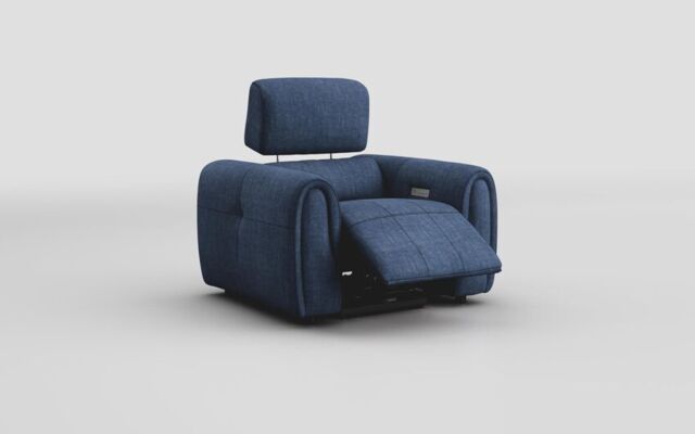 Serra Power Recliner Chair with Power Head Tilt - poltronesofà at ScS