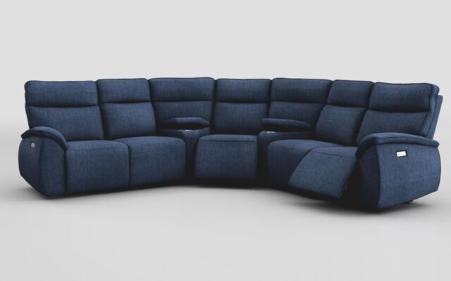 Solara 2 Corner 2 Power Recliner with Double Storage Consoles  - poltronesofà at ScS