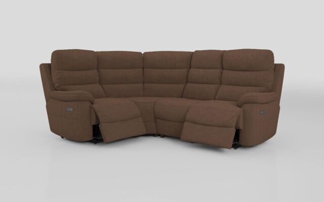 Ossett 1 Corner 2 Power Sofa with Head Tilt - poltronesofà at ScS