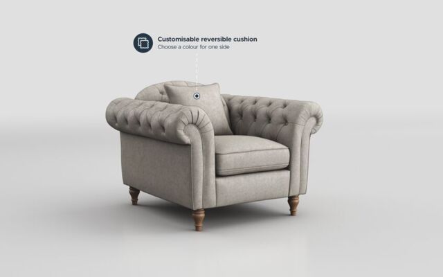 Regina Fabric Armchair  - poltronesofà at ScS