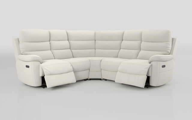 Ossett 2 Corner 2 Power Sofa with Head Tilt - poltronesofà at ScS