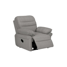 ScS Living Silver Pendle Fabric Manual Recliner Chair