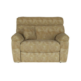 ScS Living Yellow Cloud Fabric Love Seat Static