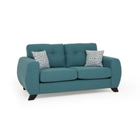 ScS Living Blue Aspen Fabric 2 Seater Standard Back Sofa