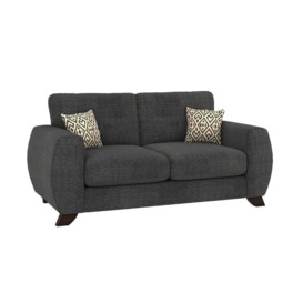 ScS Living Grey Aspen Fabric 2 Seater Standard Back Sofa
