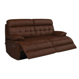 La-Z-Boy Brown Knoxville 3 Seater Power Recliner Sofa