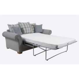 Inspire Grey Roseland Fabric 2 Seater Pocket Sprung Scatter Back Sofa Bed