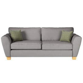 ScS Living Theo Grey 3 Seater Sofa - Grey 3 Seater Sofa