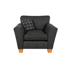 Theo Grey Armchair - Grey Love Chair