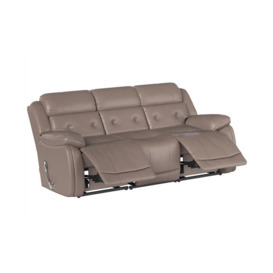 La-Z-Boy Grey El Paso 3 Seater Manual Recliner Sofa