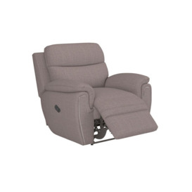 ScS Living Pink Ashton Fabric Manual Recliner Chair