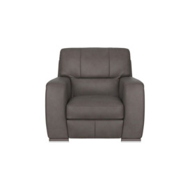 SiSi Italia Grey Lucca Leather Standard Chair