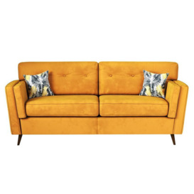 Yellow Botanicals Ferndale Fabric 3 Seater Sofa