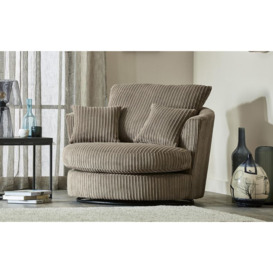 ScS Living Chicago Fabric Swivel Chair Quick Delivery