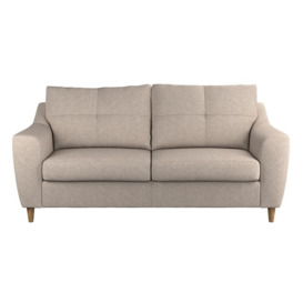 ScS Living Brown Fabric Baxter 3 Seater Sofa Quick Delivery