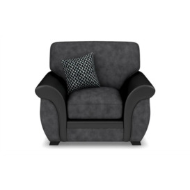 ScS Living Grey Kadie Fabric Standard Chair