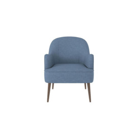 ScS Living Blue Fabric Bailey Accent Chair Quick Delivery