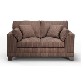 ScS Living Brown Fabric Phoebe Jumbo Cord 2 Seater Sofa