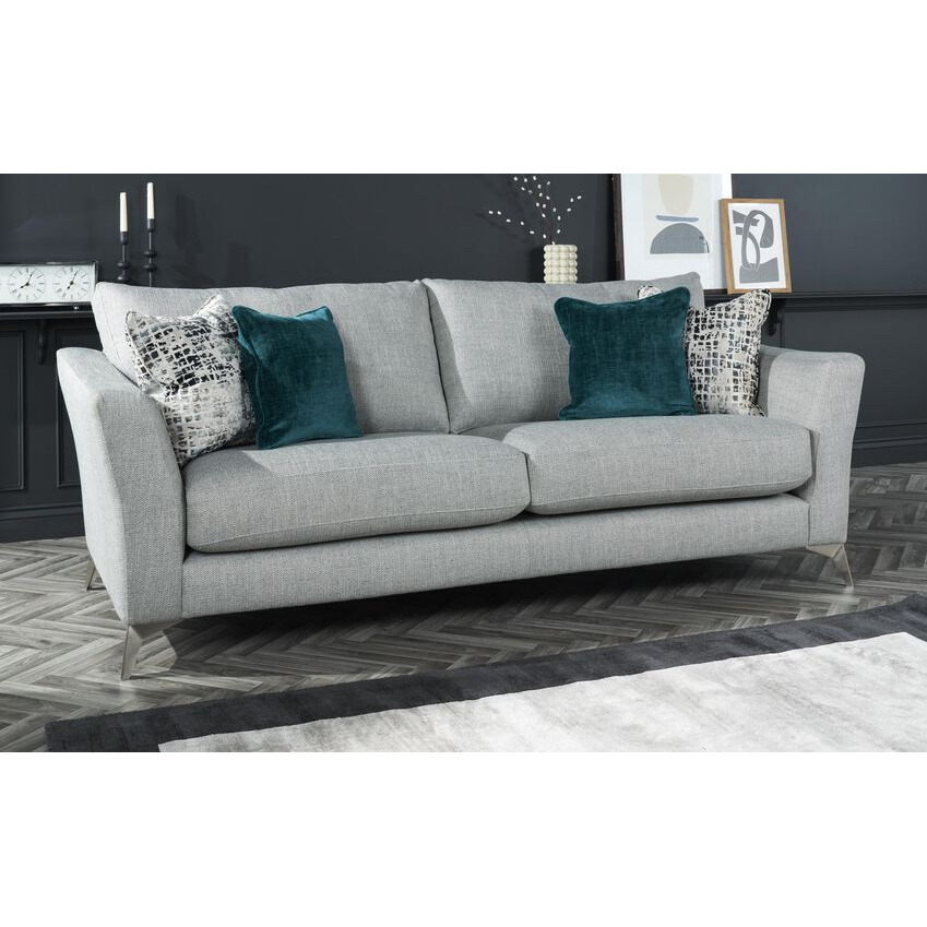 Ideal Home Maisy Fabric 4 Seater Sofa