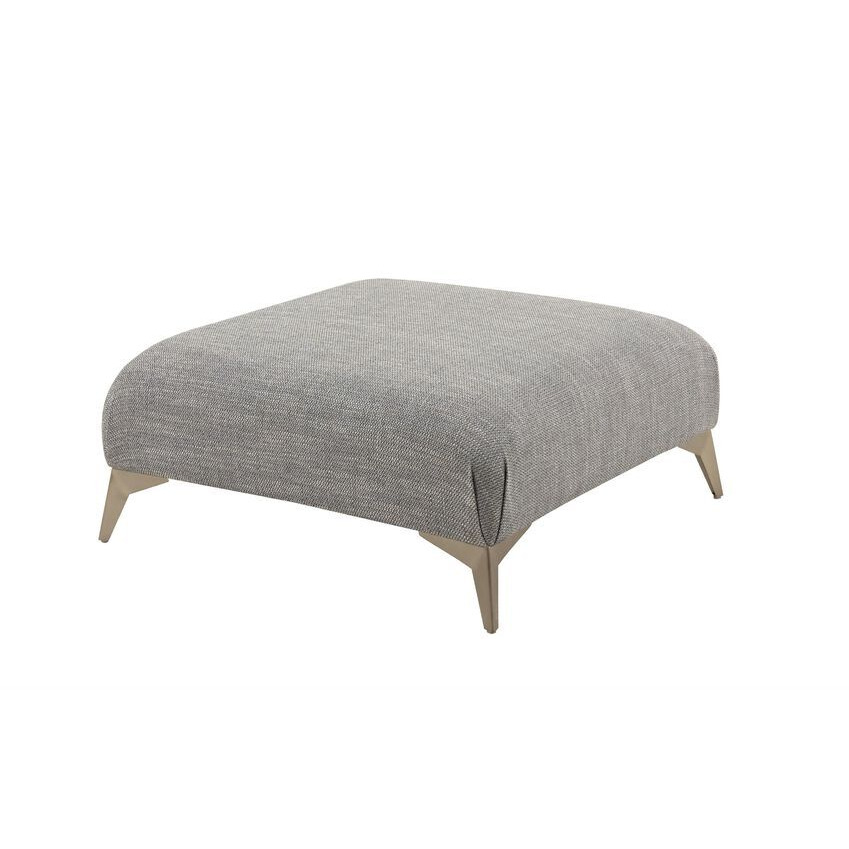 Ideal Home Grey Maisy Fabric Accent Footstool