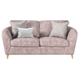 Ideal Home Pink Flo Fabric 2 Seater Sofa