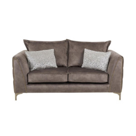 Brown LLB Ilustrious Fabric 2 Seater Sofa
