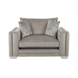 Grey LLB Regency Fabric Snuggler Chair