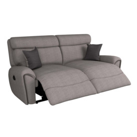 La-Z-Boy Grey Pittsburgh Fabric 3 Seater Power Recliner Sofa