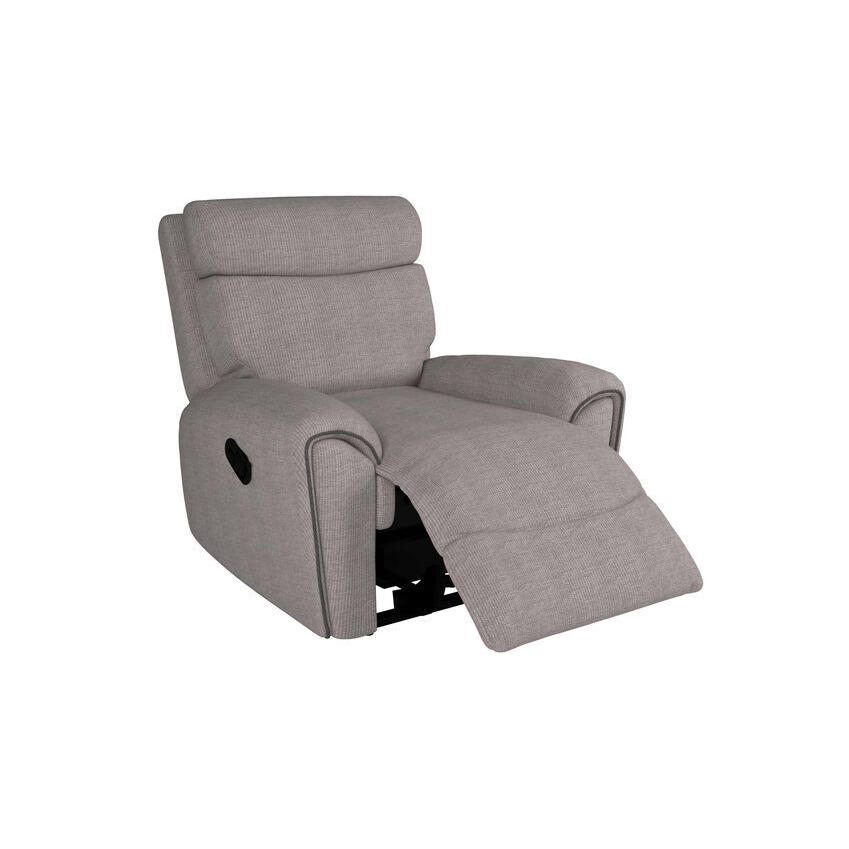 La-Z-Boy Grey Pittsburgh Fabric Manual Recliner Chair