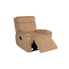 La-Z-Boy Orange Pittsburgh Fabric Manual Recliner Chair