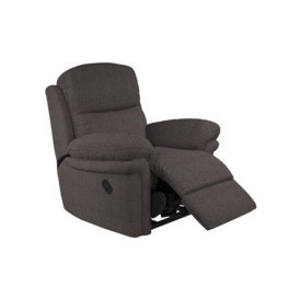 La-Z-Boy Black Nevada Fabric Manual Recliner Chair