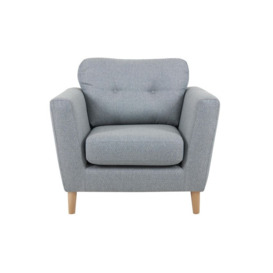 ScS Living Blue Mae Fabric Standard Chair
